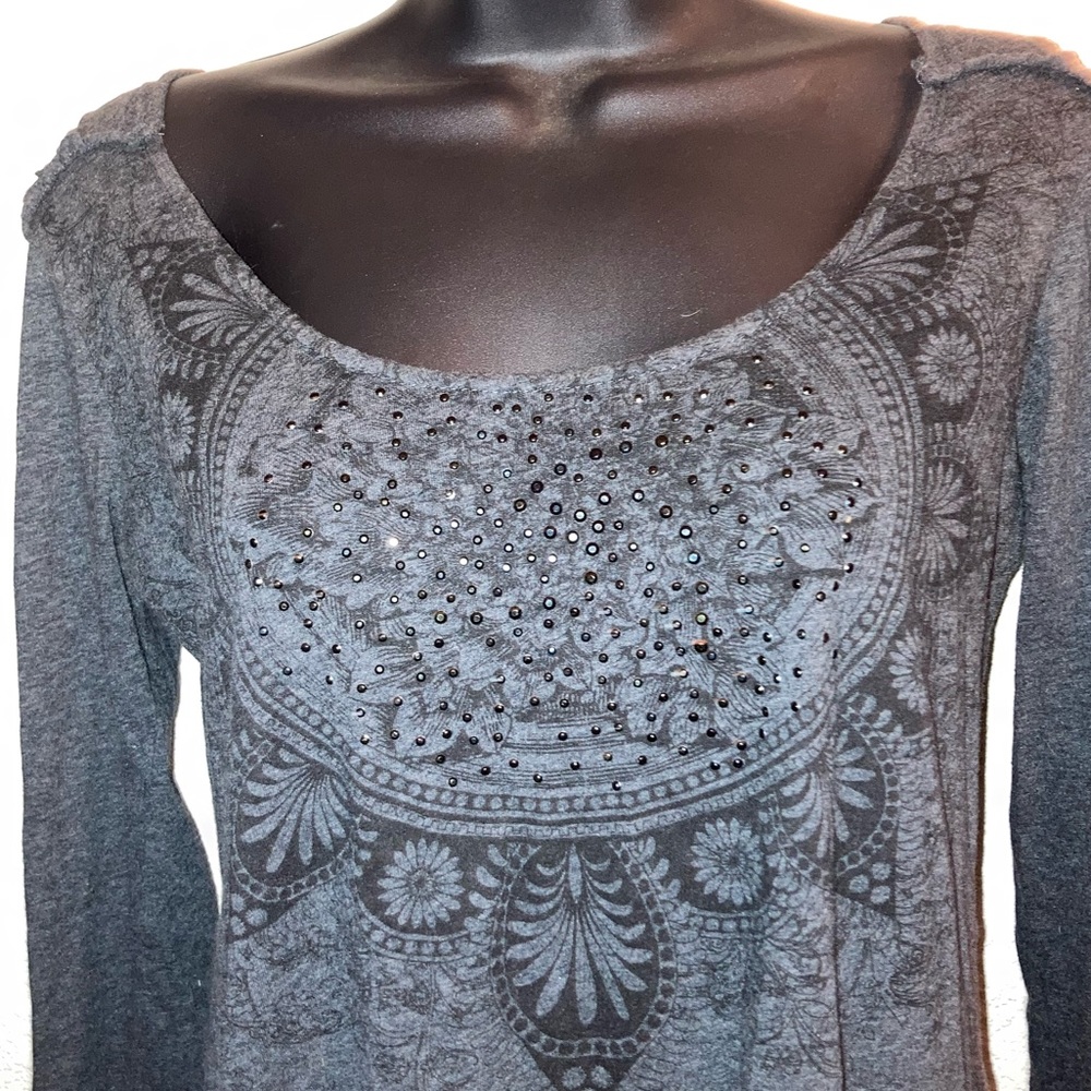 RBX Embellished Long Sleeved Top Sz small